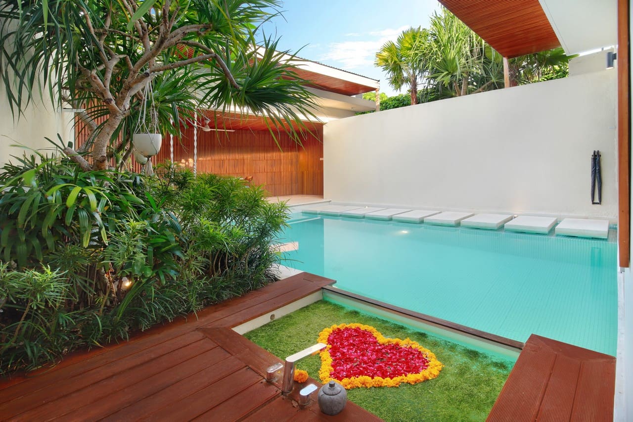 private pool Sana Vie 1 bedroom villa Kerobokan Bali
